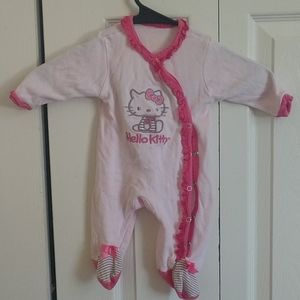 Hello Kitty footie pjs